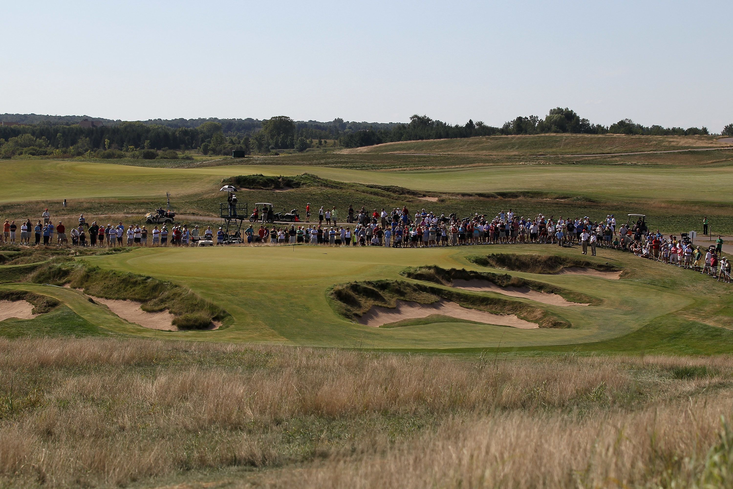 This year's US Open is being held at Erin Hills in Wisconsin. The course hosted to the U.S. Amateur Championship in 2011 (pictured). 