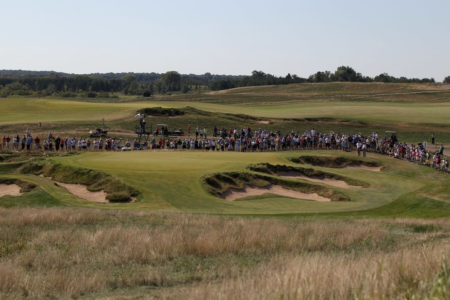 This year's US Open is being held at Erin Hills in Wisconsin. The course hosted to the U.S. Amateur Championship in 2011 (pictured). 
