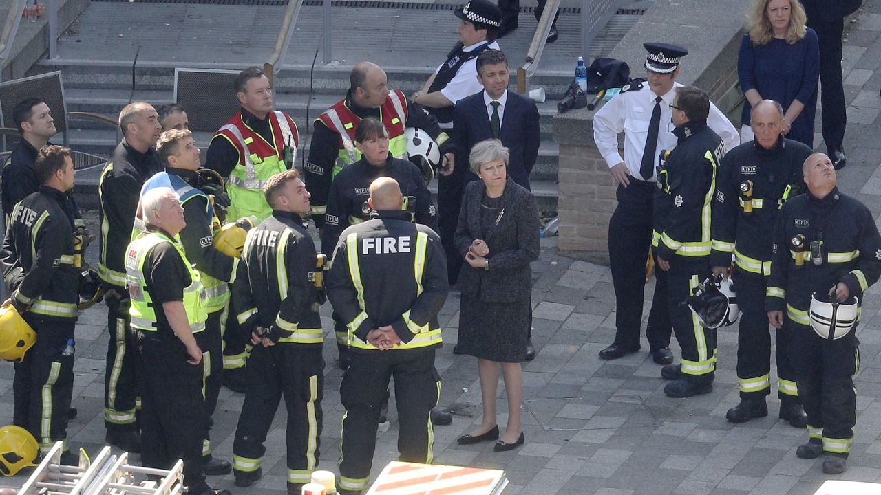 Theresa May didn't meet Grenfell survivors when she visited the site of the fire.