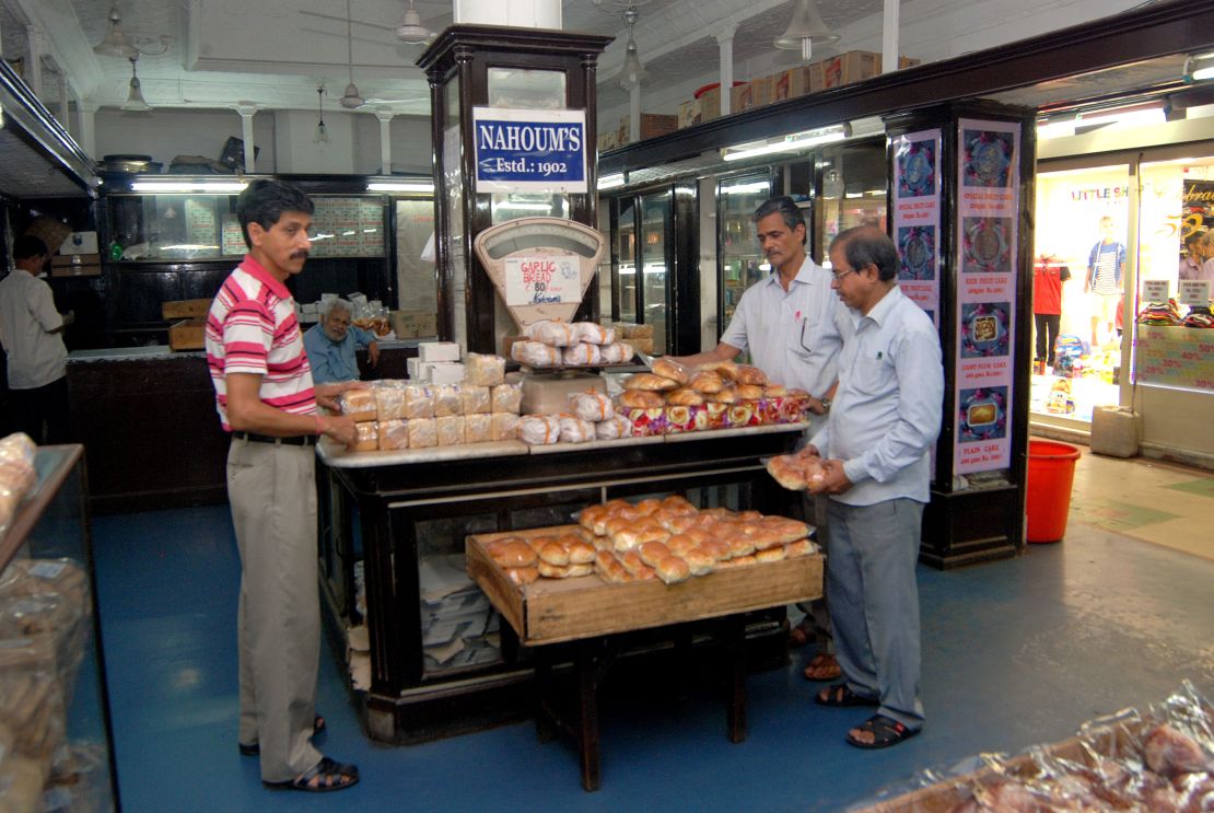 Muslim workers at the 115-year-old Nahoum's confectionary, founded and owned by Jews, in downtown Kolkata. 