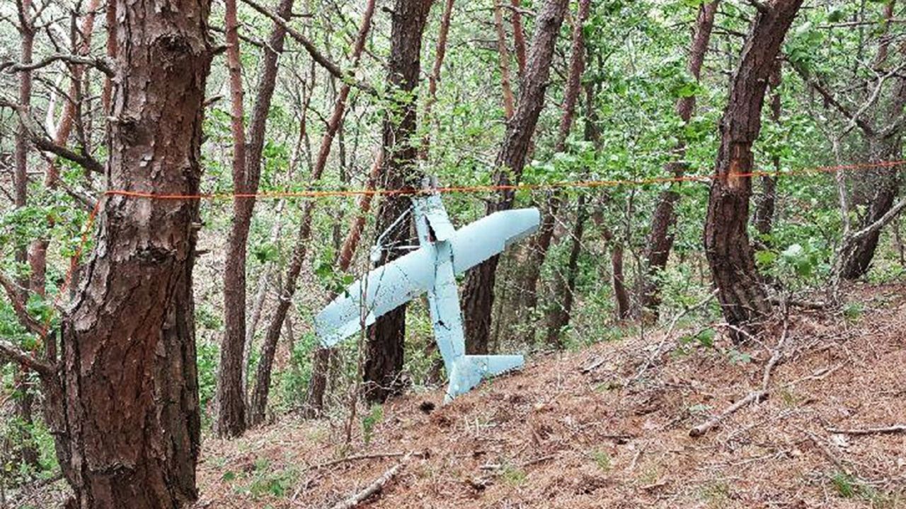 A handout photo provided by the South Korean Joint Chiefs of Staff shows <a href="http://www.cnn.com/2017/06/13/asia/thaad-drone-north-korea/index.html" target="_blank">a suspected North Korean drone</a> hanging on a tree in South Korea on Friday, June 9. South Korea said the drone was spying on a US-built missile system that is being deployed in the country.