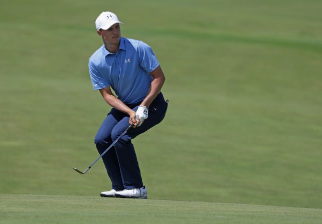 Jordan Spieth, who won the Masters and US Open in 2015, carded an opening 73 at Erin Hills. 