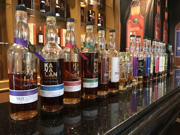 <strong>A taste for each type: </strong>Produced in the Taiwan countryside and now available in 60 countries, Kavalan has won more than 220 international awards. The brand now produces 18 varieties of whisky.