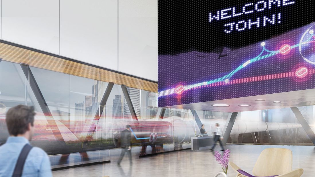 <strong>Inside the Hyperloop Hotel </strong>-- This imaginative design fuses transport and your accommodation into one high-tech travel complex.