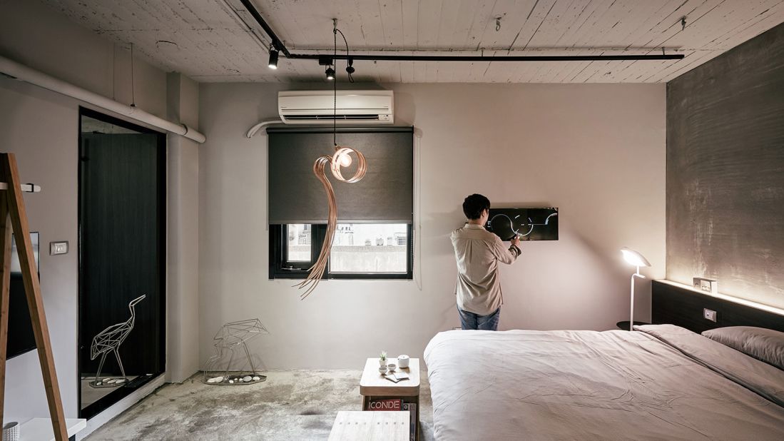 Play Design Hotel in Taipei, Taiwan, allows guests to interact with local designers, who use the space as an incubator. The interiors showcase furnishings and accessories from local companies.
