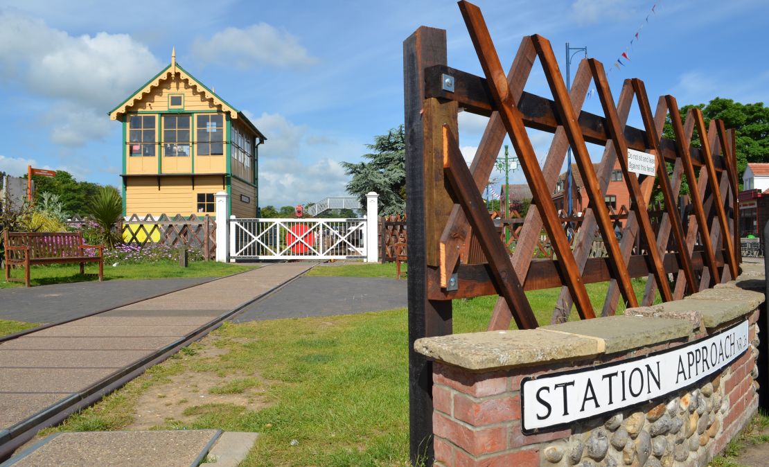 The couple have also enjoyed visiting smaller-scale stations.