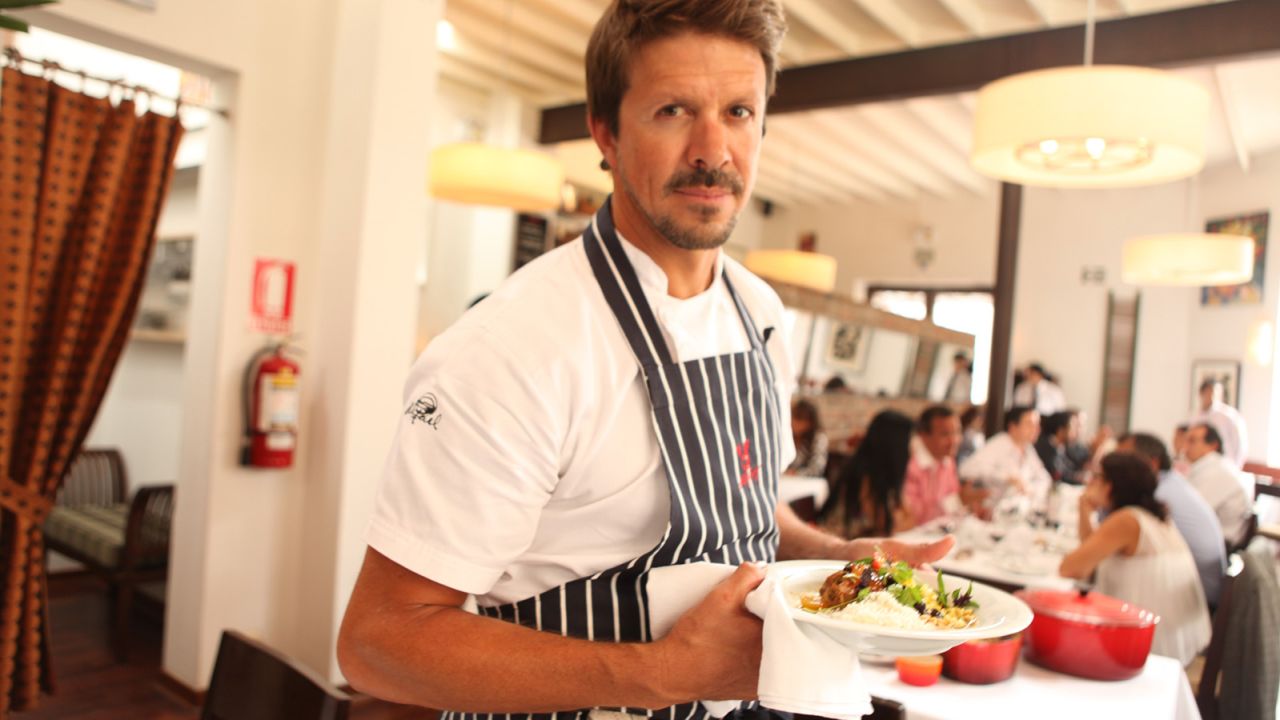 A former lawyer, Rafael Osterling has become a culinary star with his eponymous restaurant.