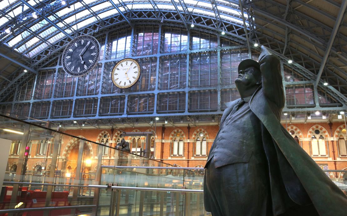 Britain's train stations include international hub St Pancras International, home of the Eurostar.