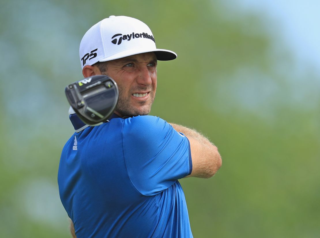 US Open day two Dustin Johnson