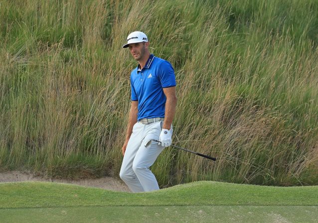 Defending champion and world No. 1 Dustin Johnson was the biggest casualty of the halfway cut in the 117th US Open at Erin Hills.   