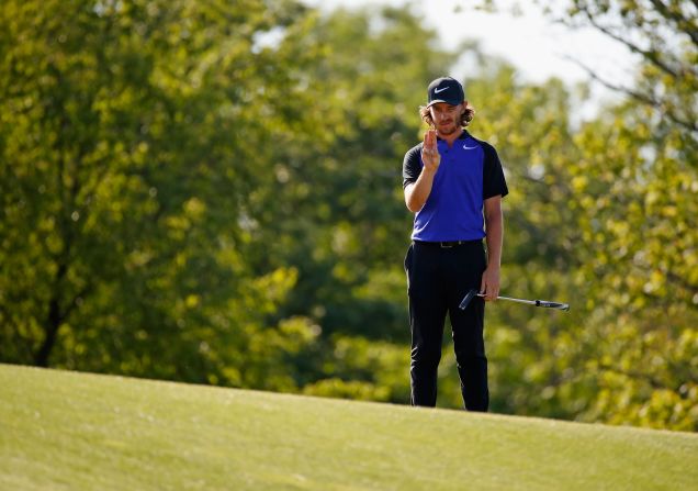 Tommy Fleetwood was another Englishman in a share of the lead at seven under after two rounds Friday.