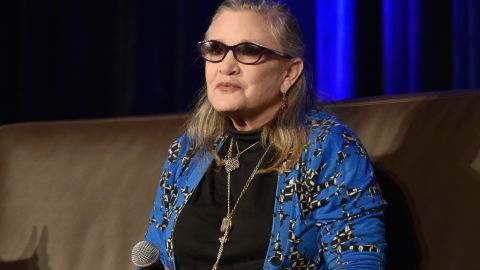 Carrie Fisher photographed in 2016. The actress was honored posthumously with a "Legend" award from the Walt Disney Company.
