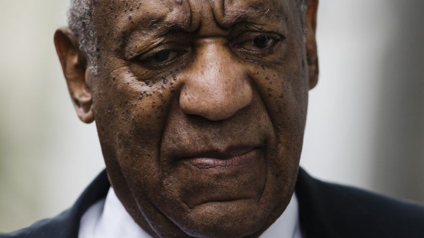 Bill Cosby arrives at the Montgomery County Courthouse during his sexual assault trial, Saturday, June 17, 2017, in Norristown, Pennsylvania.