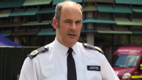 London Police Commander Stuart Cundy has been inside the devastated building. 