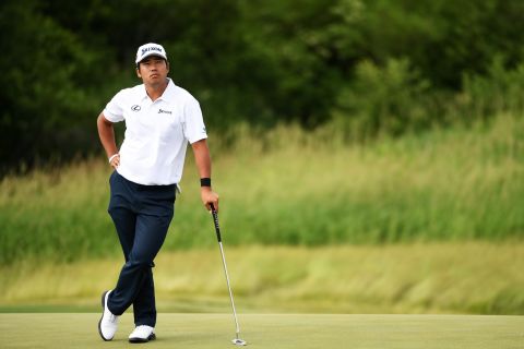 Japan's Hideki Matsuyama set the clubhouse lead at 12 under after a final round of 66. He ended up second, four shots adrift of Koepka, and tied with Harman. 