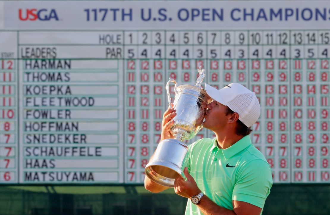 Brooks Koepka is the seventh consecutive first-time major winner in a row. 