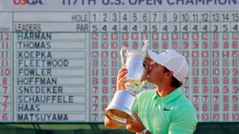 Brooks Koepka is the seventh consecutive first-time major winner in a row. 