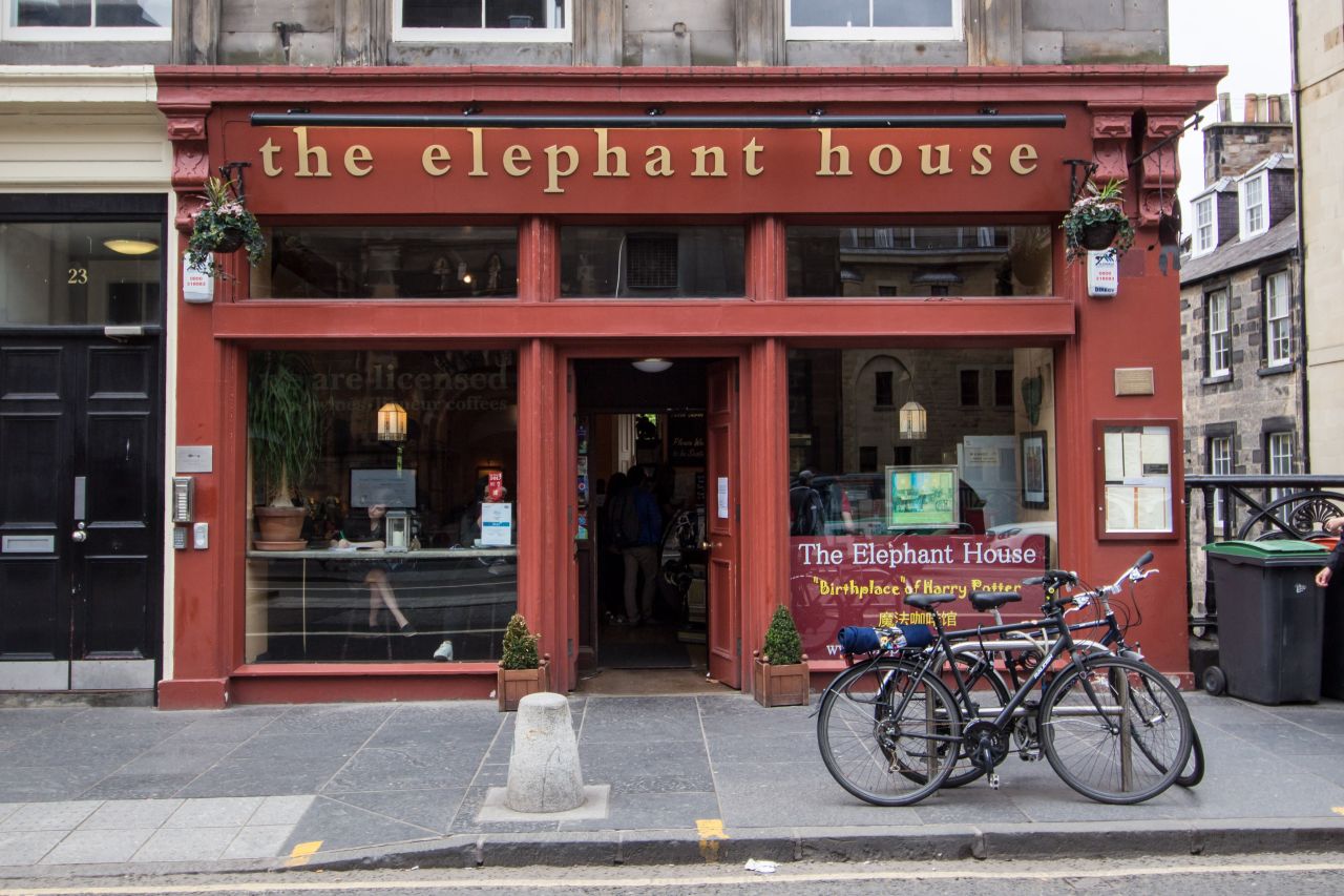 <strong>The Elephant House: </strong>Pilgrimages begin at the Elephant House cafe -- the self-proclaimed "birthplace of Harry Potter."
