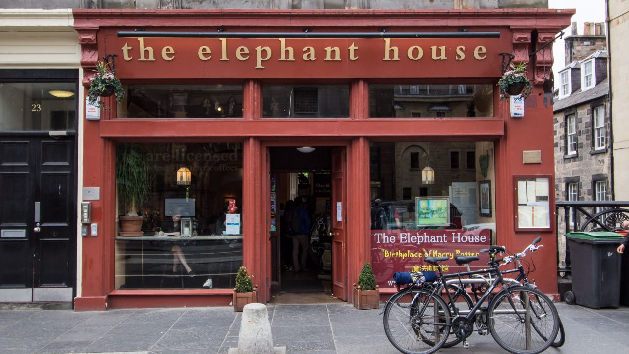 First stop: The Elephant House, the birthplace of Harry Potter.