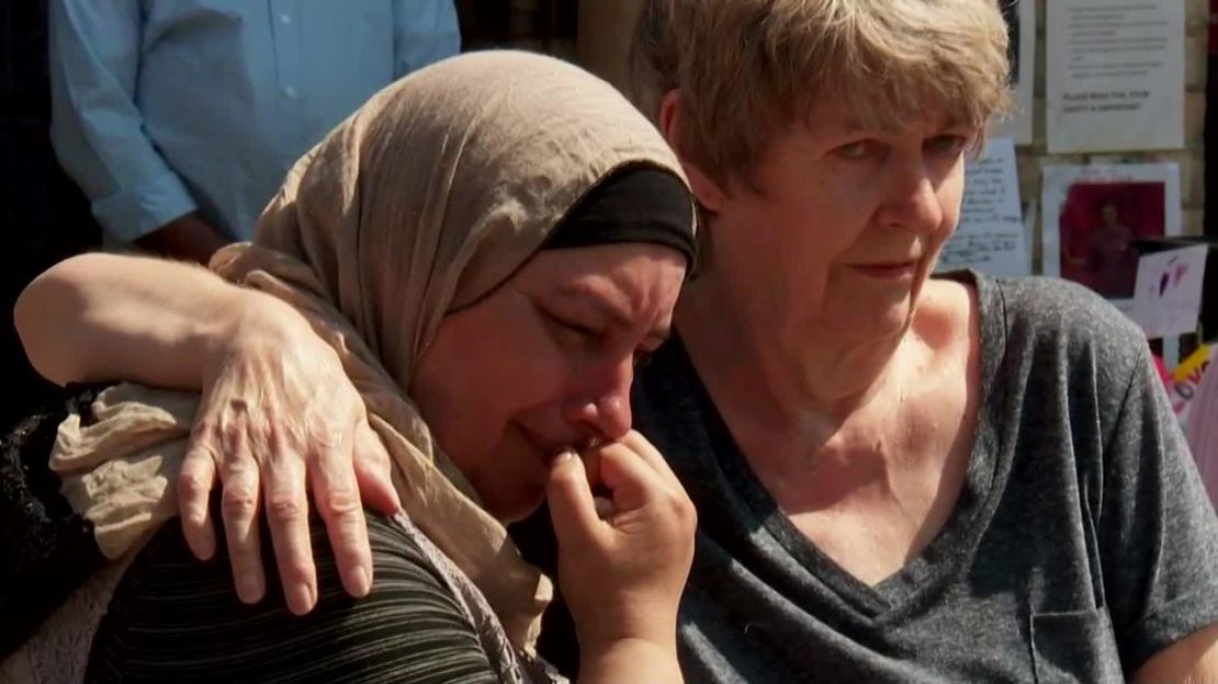 Londoners share a moment of silence for the Grenfell Tower fire victims.