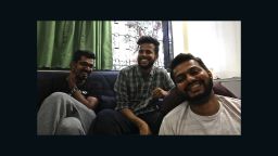 East India Comedy members Azeem Banatwalla, Kunal Rao, and Sapan Verma. 
