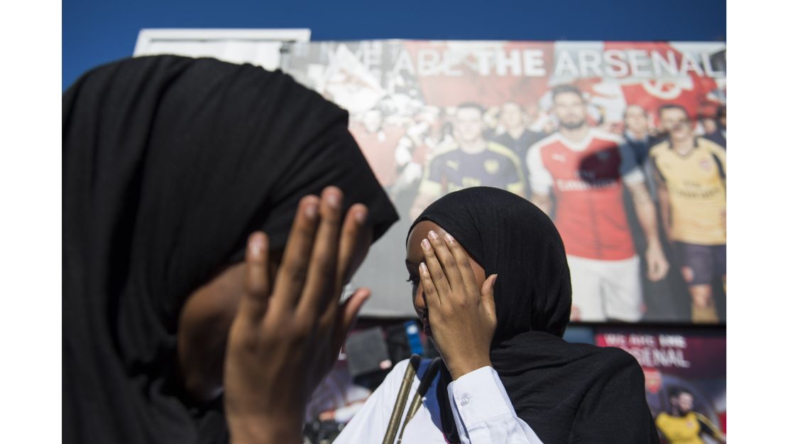 "When Muslims do something they call it a terrorist attack. But I made a bet with my sister they wouldn't call this attacker a terrorist," Ibtisasm said. The sisters, Ruweyda and Ibtisasm, saw the attack unfold outside of their window.