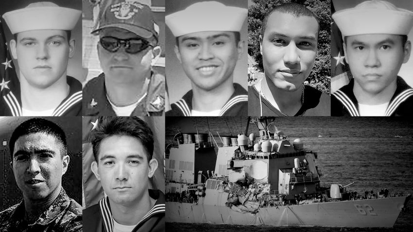 USS Fitzgerald soldiers composite