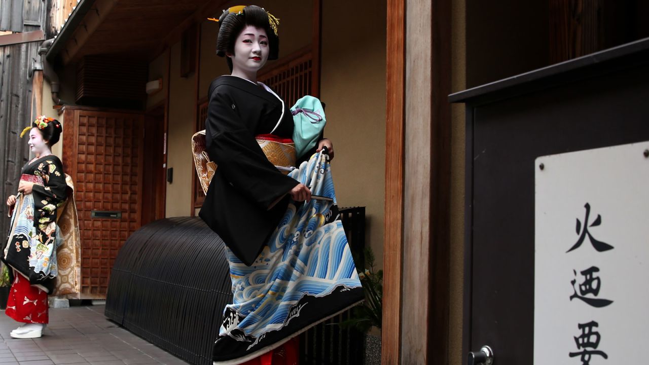 Maiko are often seen out and about on the streets of Gion.