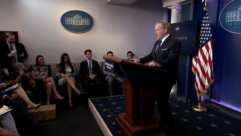 62 Seconds Of Sean Spicer Not Answering A Simple Question CNN Politics   170620161708 Sean Spicer June 20 2017 01 