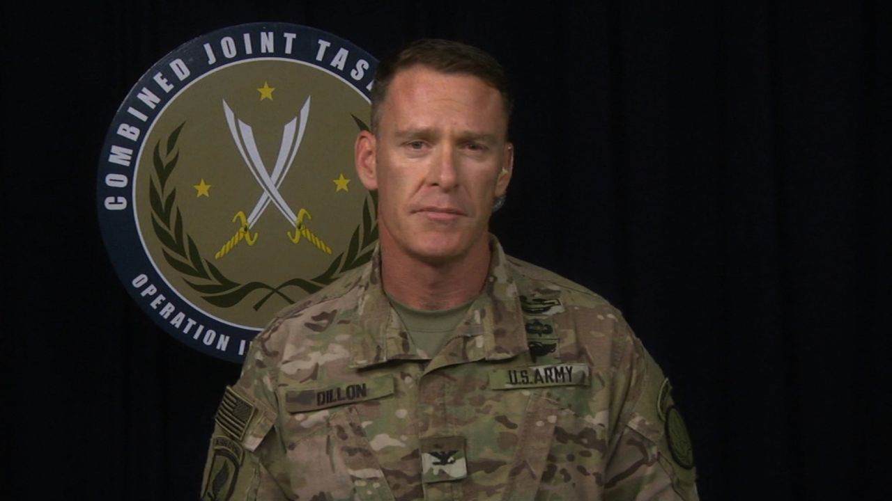 Colonel Ryan Dillon amanpour