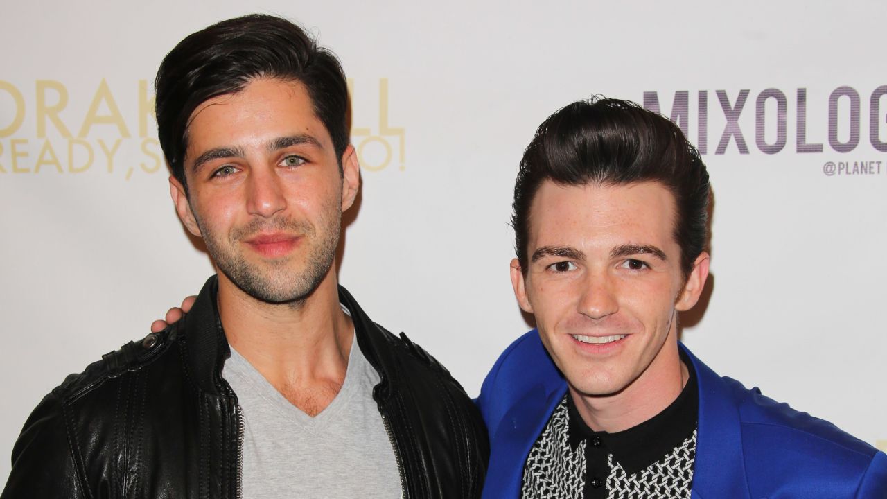 Josh Peck, left, and Drake Bell in 2014.