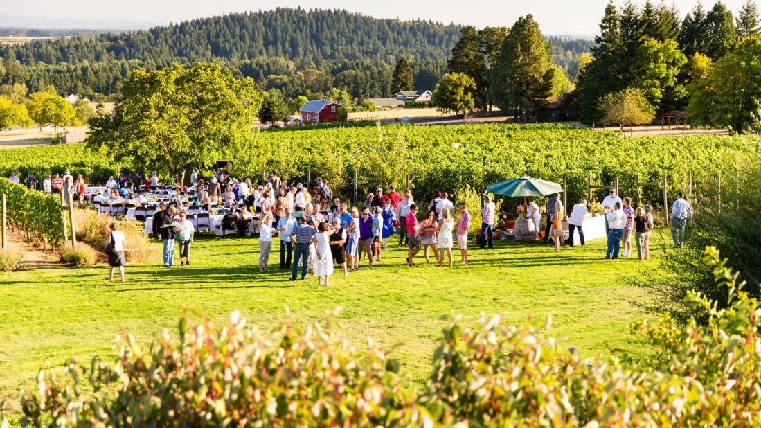 <strong>Terra Vina Wines, Oregon: </strong>This winery is hosting a "Wine and Swine" whole hog buffet, live music and a viewing party with new sparkling wines open to guests and day visitors to toast the occasion. 