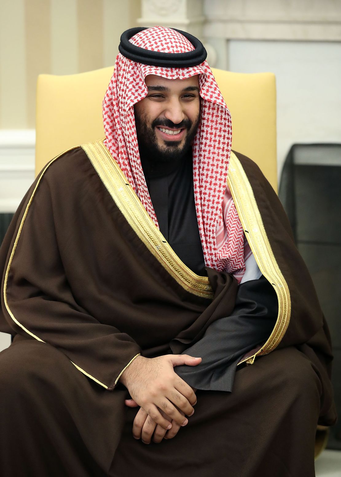 Saudi Crown Prince Mohammed bin Salman viists the White House, March 14, 2017.