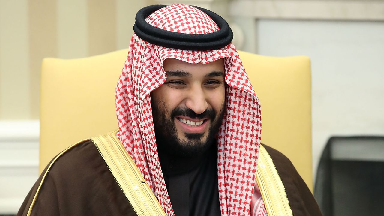 Crown Prince Mohammed bin Salman at the White House in June. 