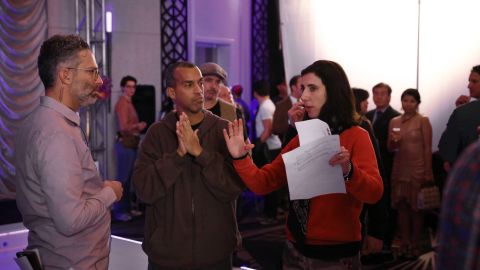 Executive Producer/Director Aline Brosh McKenna on the set of 'Crazy Ex-Girlfriend'