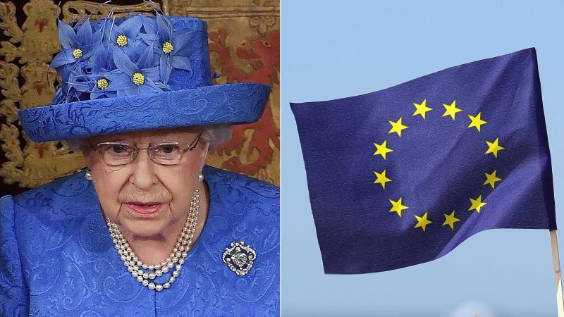 Did the Queen Deliberately Wear a Hat Designed to Look Like EU Flag?