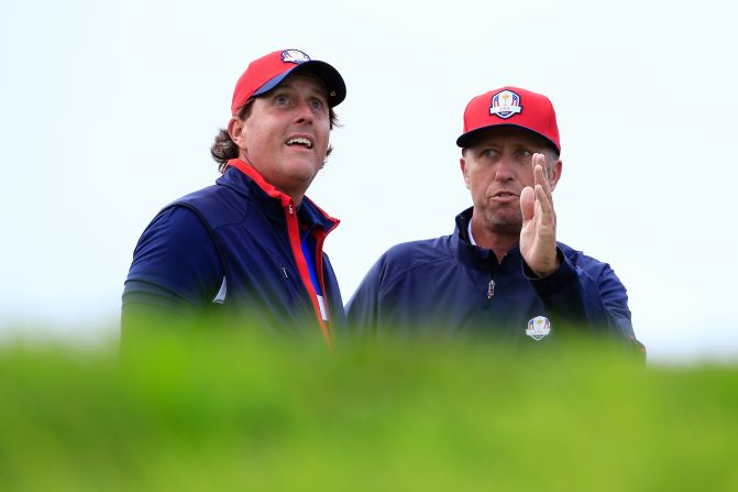 Mickelson and Mackay appeared in 11 Ryder Cups together and were on the winning side three times.
