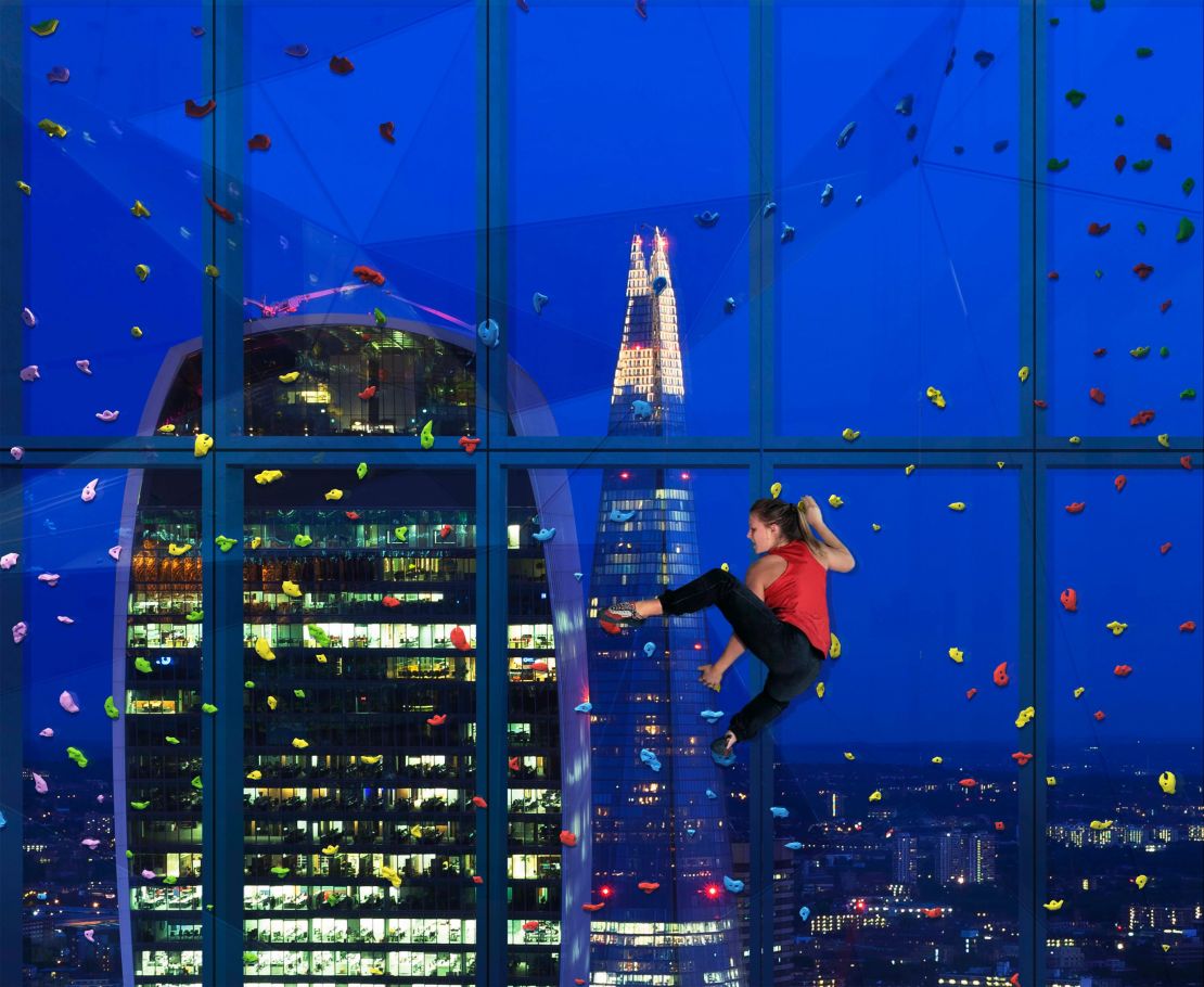 22 Bishopsgate will have London's first climbing wall. 