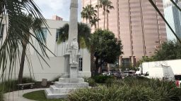 Hillsborough county leaders voted Wednesday to keep a Confederate statue from 1911 in front of a courthouse administrative building.