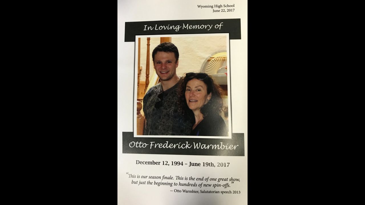 01 Otto Warmbier funeral program