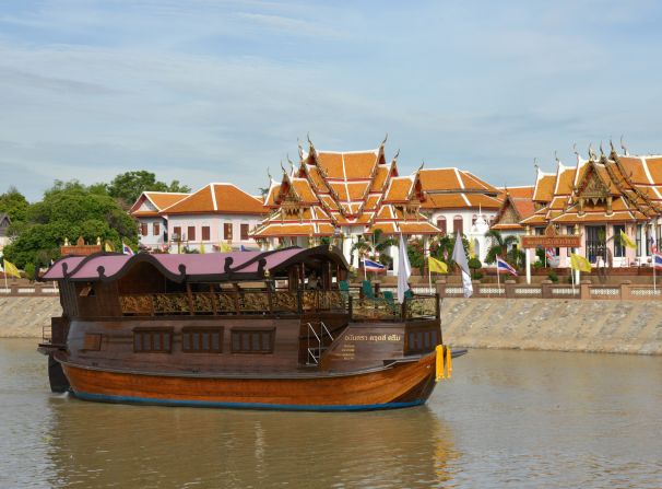 One of the finer ways to travel to Ayutthaya, Anantara Dream is a renovated 100-year-old rice barge. 