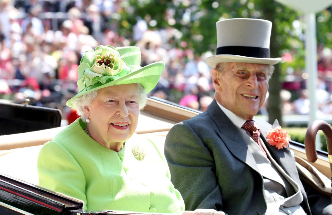 The Queen and Prince Philip arrive at Royal Ascot on Tuesday. 