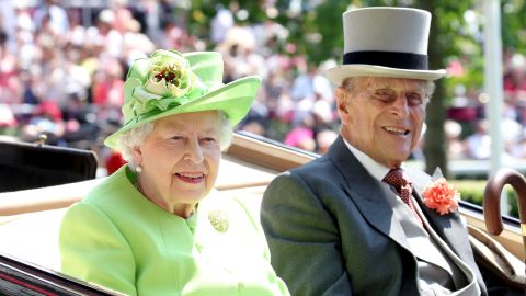 The Queen and Prince Philip arrive at Royal Ascot on Tuesday. 