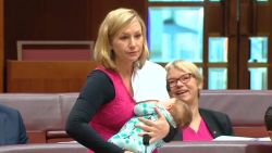 larissa waters australia parliament breastfeeding