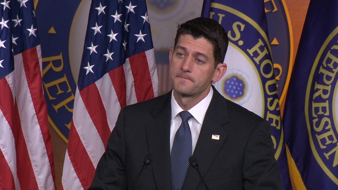 House Speaker Paul Ryan discusses senate bill and its tack with the house bill. 