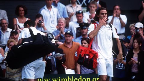 The king of Wimbledon, Pete Sampras, is dethroned.