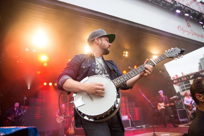 <strong>Tune in:</strong> Music continuously blasts from the Calgary Stampede's concert venues in a variety of genres.