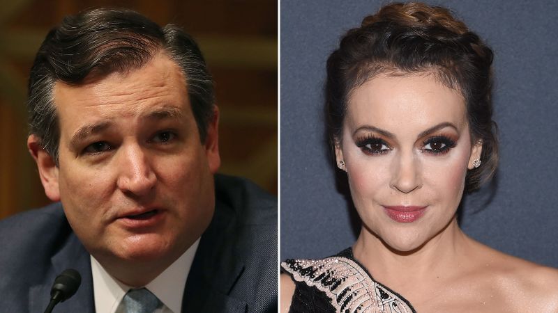 Alyssa Milano and Ted Cruz will meet next week to discuss gun