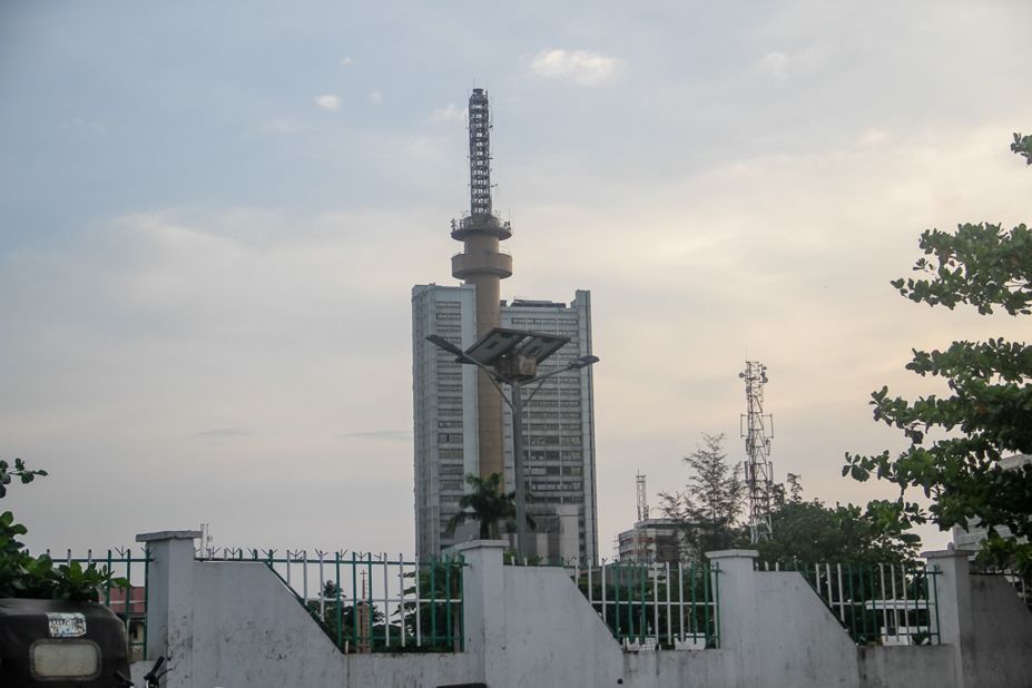 Nigeria's leading telecoms provider is based in in the 160-meter NECOM House in Lagos. 
