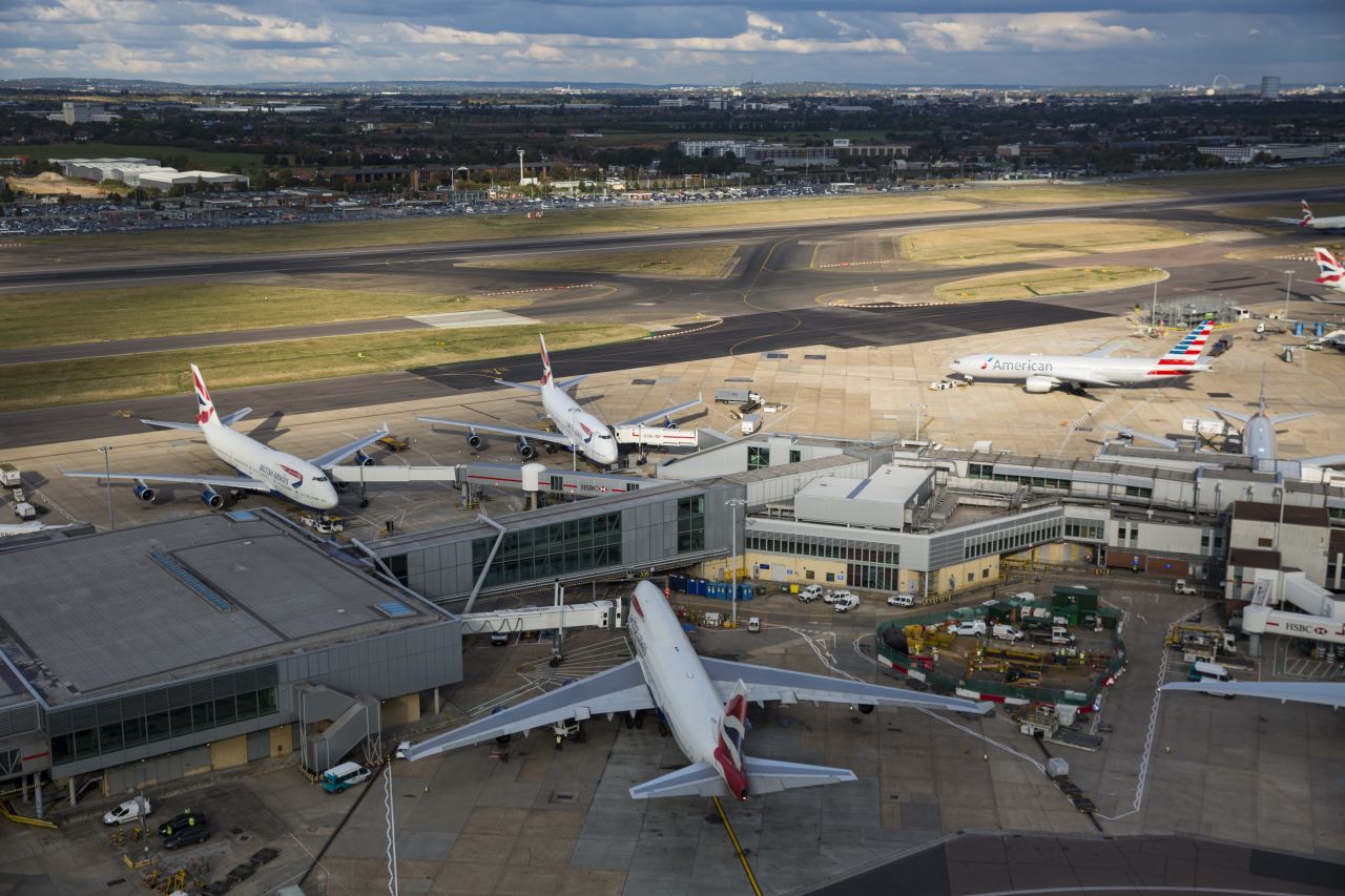<strong>8. London Heathrow Airport:</strong> The busiest airport in Europe in terms of passenger traffic rose one place to take No. 8 on this year's list. Heathrow has long held ambitions to expand with a second runway, but the plan is mired in political arguments.